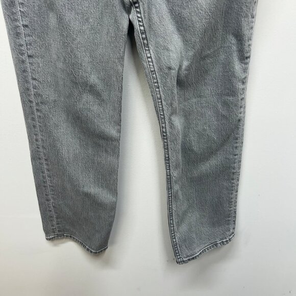 Abercrombie & Fitch Ultra High Rise Ankle Straight Jeans 28 Gray Cotton Blend - Picture 3 of 9